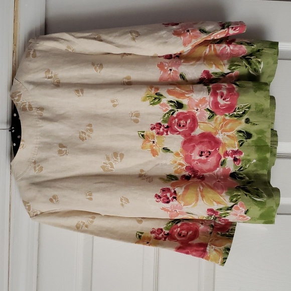 JM COLLECTION Linen Blouse Jacket - Picture 6 of 11